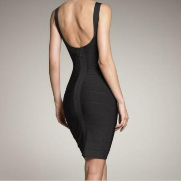 Herve Leger Sydney bandage dress black - Picture 2 of 5